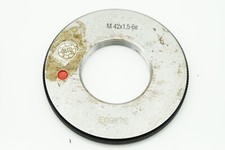 Gewinde Ausschusslehrring M42x1,5 6e Gewindelehre mit Feingewinde rechts