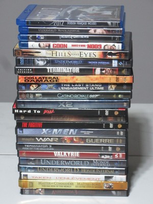 DVD and Blu-Ray, Action, Horror, Science Fiction, Comedy, Thriller, Mystery
