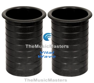 (2) Speaker Port Tubes 3in x 5in Deep Woofer Subwoofer Sub Box Bass Vent VWLTW