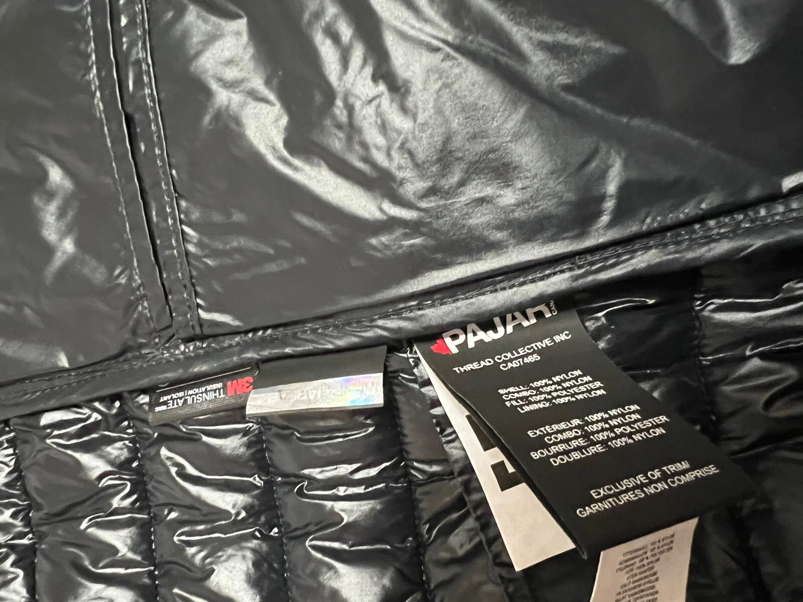 CANADA GOOSE Giacca da sci uomo PAJAR Valdem Mixed Media 3M imbottitura nera isolata 399$