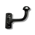Plain Black Swivel  Coat Hook Hanger Cast Iron