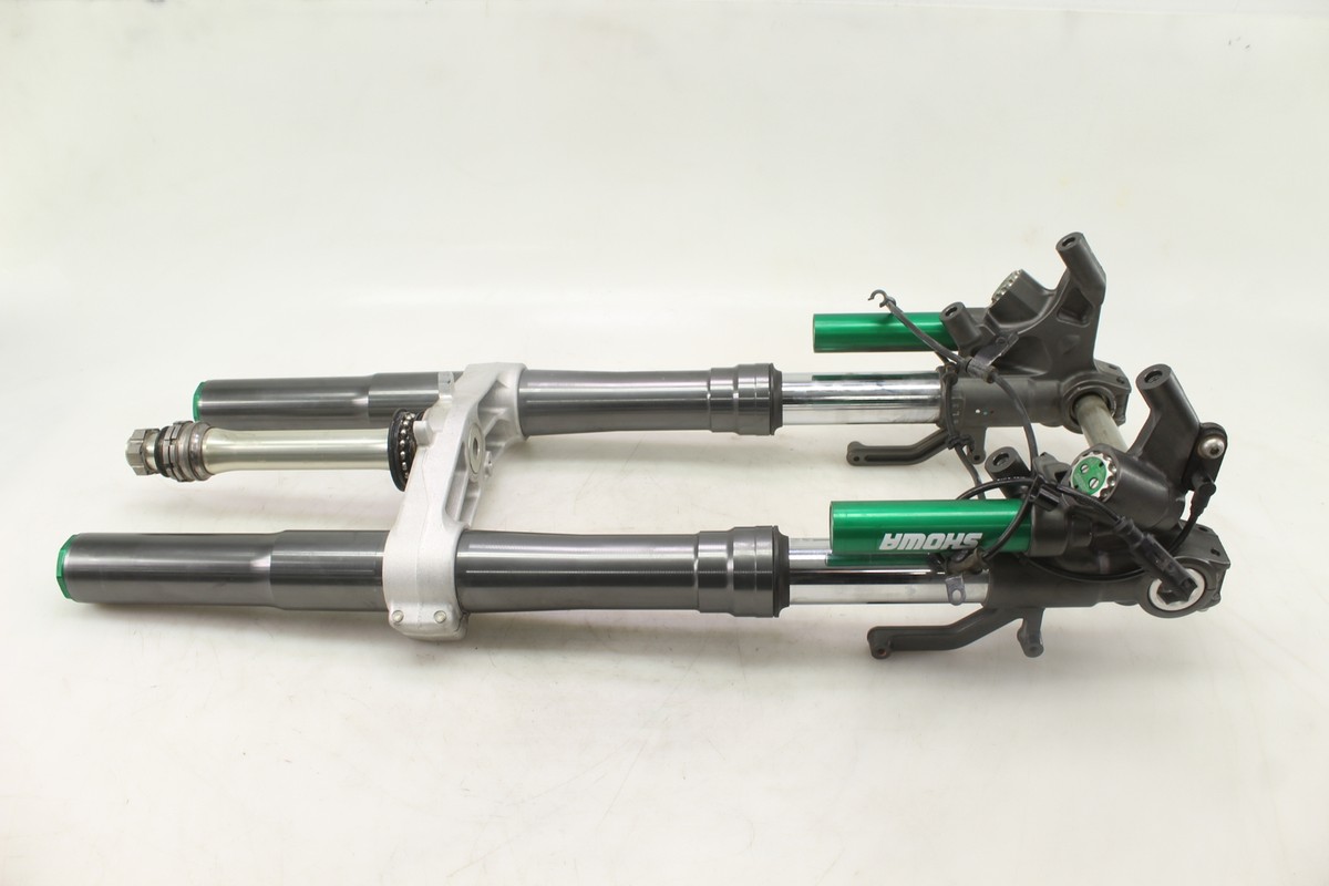16-17 Kawasaki Ninja ZX10r Front Forks With Lower Triple 16-17 Kawasaki Ninja ZX10r Front Forks With Lower Triple