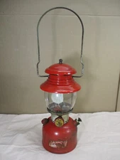 Vintage Coleman Model 200A Single Mantle Gas Lantern  SUNSHINE OF THE NIGHT