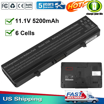New Battery PP41L GW240 for Dell Inspiron 1525 1526 1545 PP29L RN873 GP952 M911G
