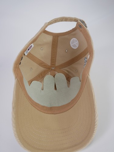Grateful Dead Strapback Hat Corduroy Tan Brown Cream Stitched Deadhead SYF Cap - Picture 10 of 14