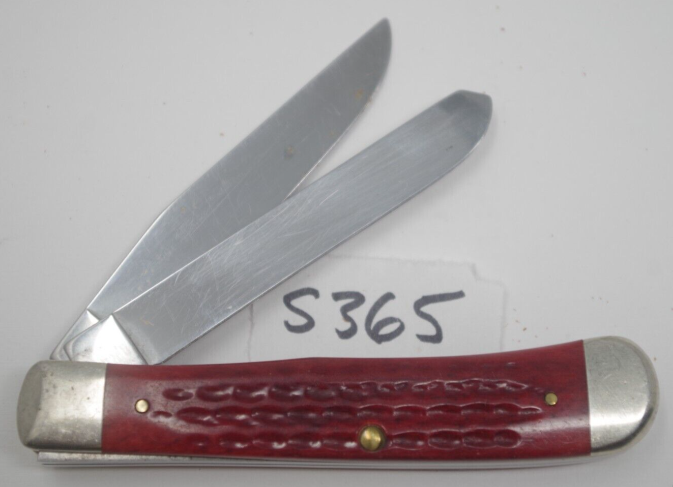 Red/Orange CASE XX Carolina Trapper Pocket Knife 2Blades 6254 eBay