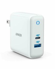 Anker 60W PIQ 3.0 GaN Tech USB C Charger, PowerPort Atom III 2 Ports One for All