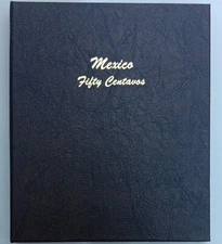 NEW Rare Dansco 1905-1979+ Mexico Mexican Fifty Centavos 50 Cent Coin 7225 Album