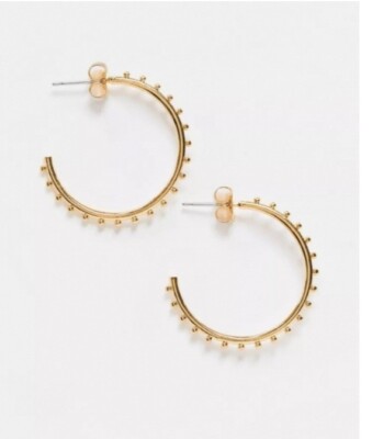 €30 NEW WHISTLES Gold Hoop Earrings Delicate Thin Minimalist