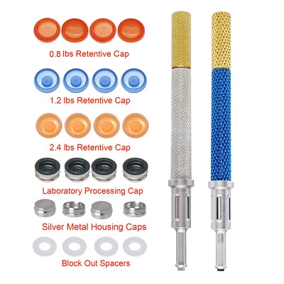DMXDENT Universal Implant Retention Caps Set Insertion Extraction Remove Core Tool