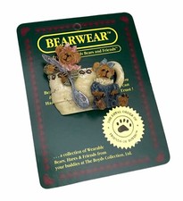 Boyds Bears Bearwear Pin Prissie and Missie Fixin Tea