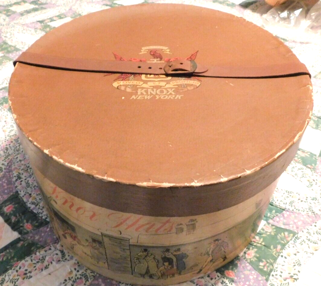 Vintage Victorian KNOX NEW YORK Hat Box eBay