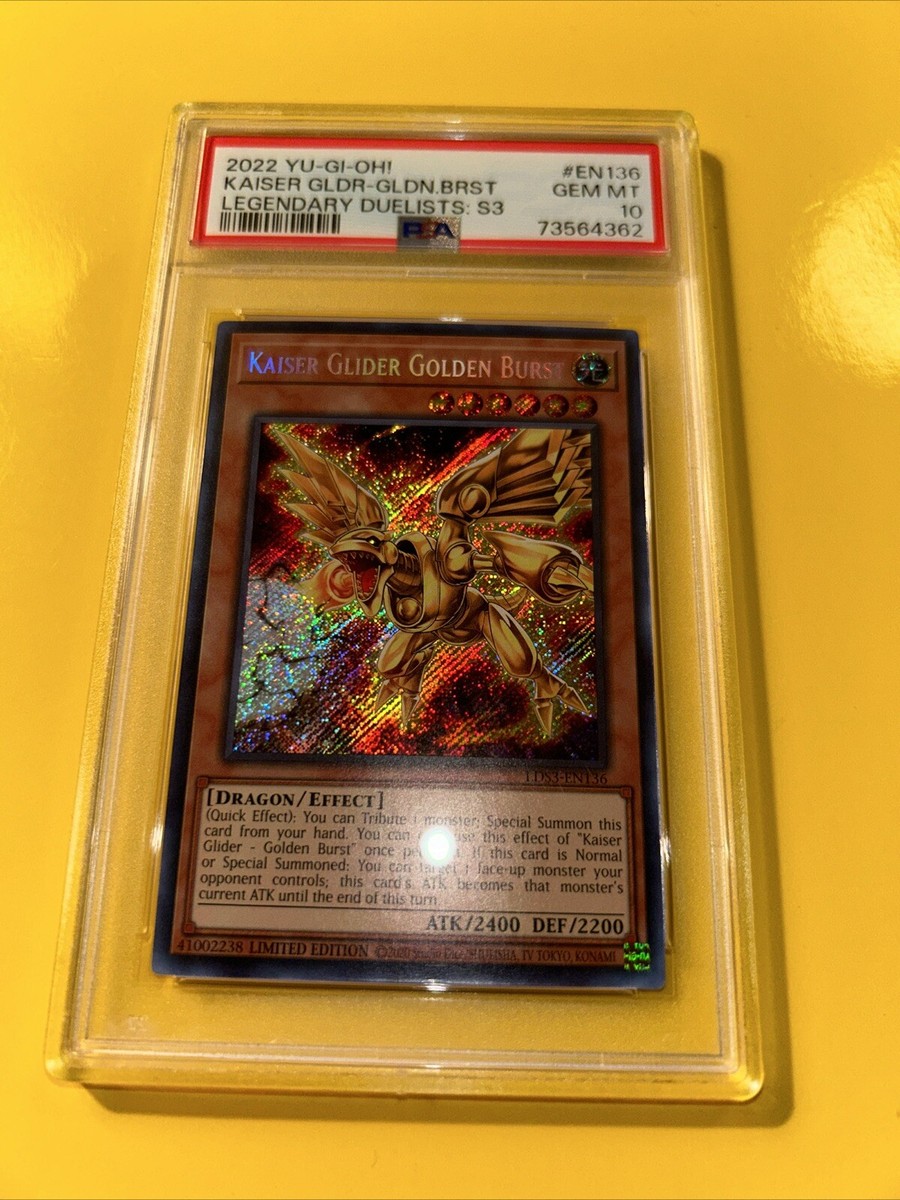 Kaiser Glider Golden Burst LDS3-EN136 Legendary Duelists: Season 3