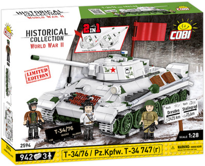 COBI T-34/76 / Pz.Kpfw. T-34 747(r) Limited Edition Set 2594