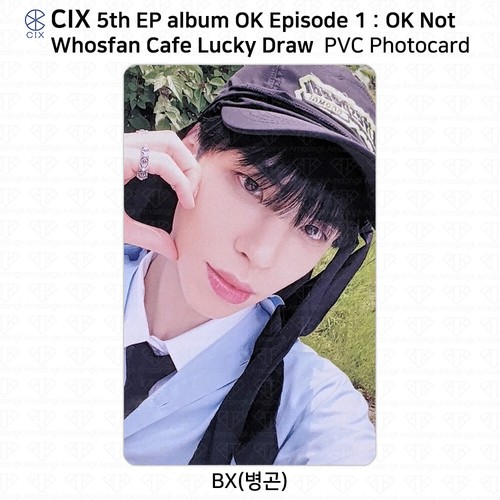 CIX 5th EP Album OK Episode 1 : OK Not Whosfan Cafe Lucky Draw PVC Photocard - Picture 8 of 17