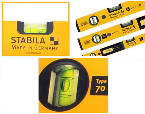 STABILA Aluminum Level 70 series 12" 16" 18" 24" Hand Tool - Picture 3 of 7