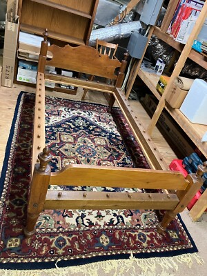 Antique Rope Bed - Cherry