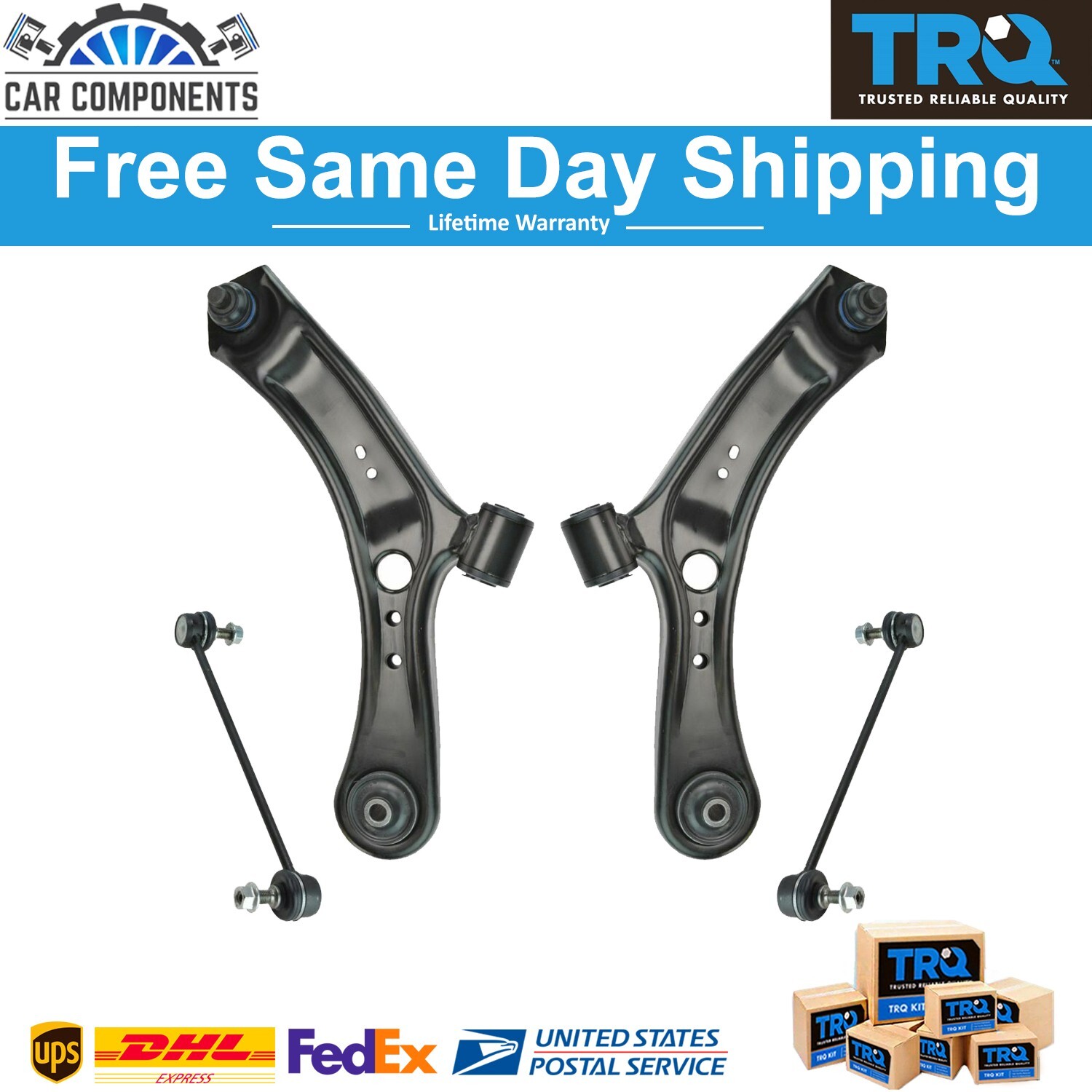 Trq Front Right Lower Control Arm With Ball Joint Passenger Side Compatible With 2007 2013 Suzuki Sx4