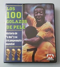 VHS LOS 100 GOLAZOS DE PELE (Metrovideo, 1989) 2 cintas en estuche doble!! 