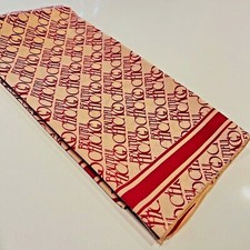 Mayor Michael Anthony Bilandic Beautiful Chicago Scarf 1970s 70s Vintage AOP VTG