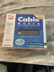 New Zoom Cable Modem Ethernet/USB External Model 5241 Windows Mac Linus Unix