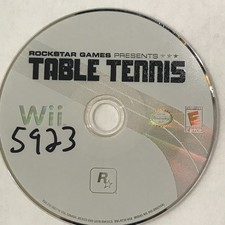 Rockstar Games Presents Table Tennis (Nintendo Wii, 2007) Tested