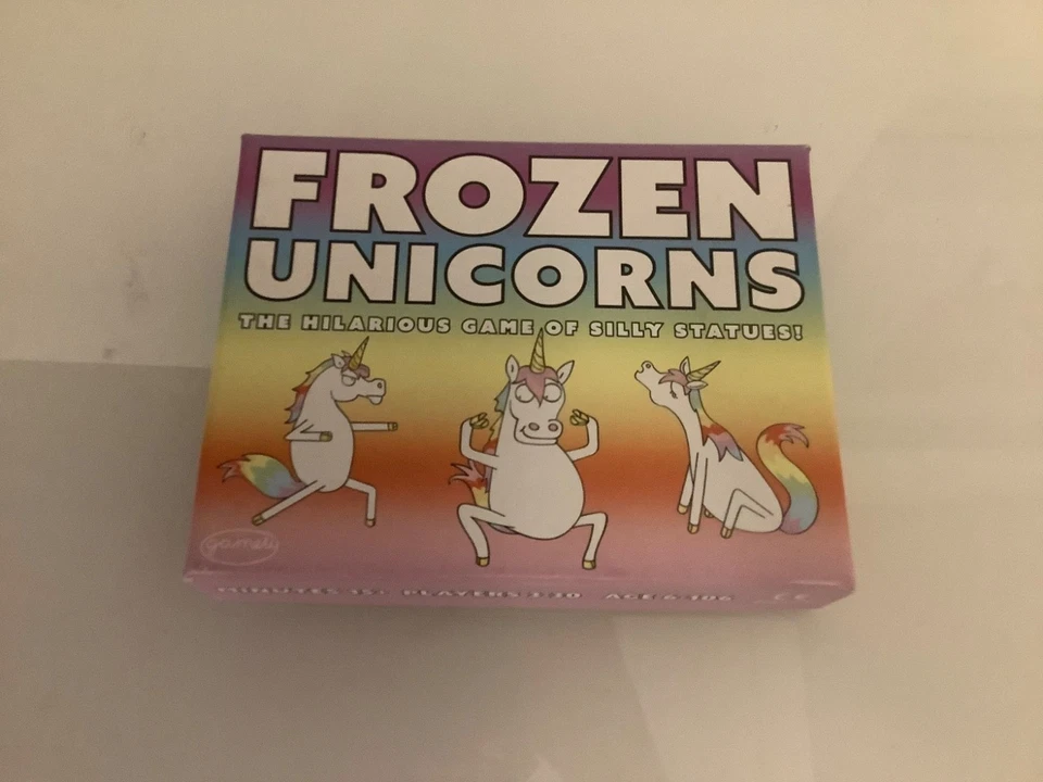 FROZEN UNICORNS Card Game, Hilarious Game Of Silly Statues. New. Children, Xmas - Image 2 of 3