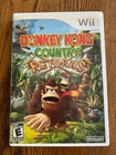 Wii Nintendo Donkey Kong Country Returns Complete W/ Manual  CIB Free Shipping