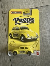 Matchbox VW 1962 Yellow 62 Volkswagen Beetle Peeps Candy Easter 2/5 2026 Mattel