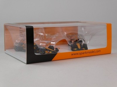 Spark F1 McLaren MCL38 #4 Norris + #81 Piastri WC Constructors 2024 1/64 Y418