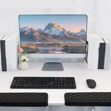 Double Purpose Wrist Support Pad For Keyboards And Mouse Reduces Strain Injury