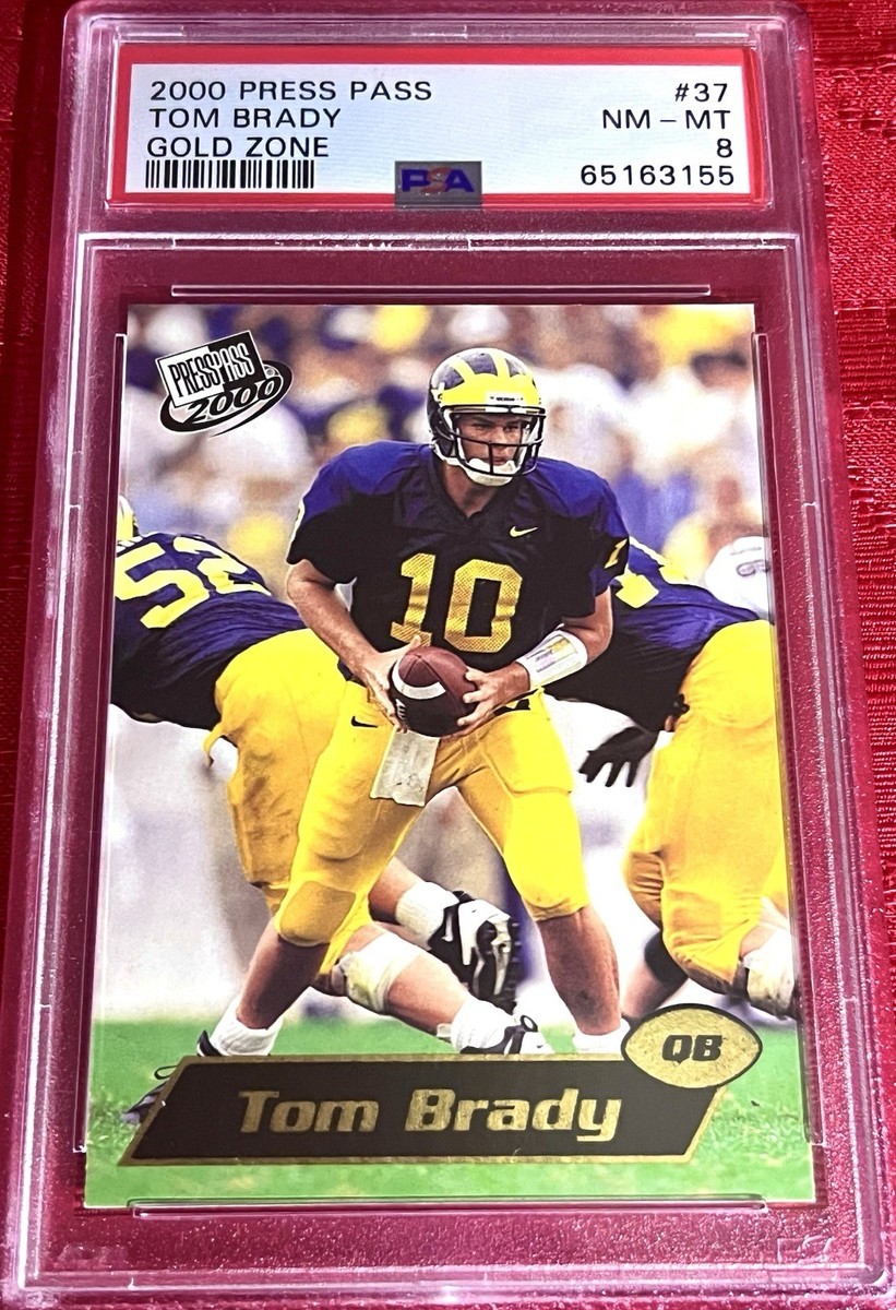 その他 TOM BRADY rc TOM BRADY f. NEW ENGLAND PATRIOTS 2000 Press Pass GOLD ZONE Rookie