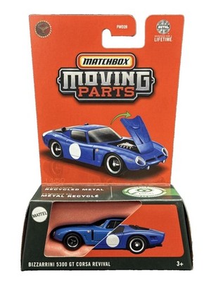MATCHBOX MOVING PARTS BIZZARRINI 5300 GT CORSA REVIVAL (BLUE) **NEW FOR 2024* 