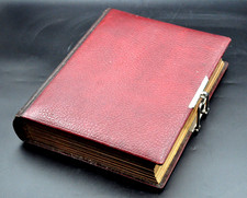 Old N B Photo Album Late 1800s Early 1900s - Family Portrait Collection Car