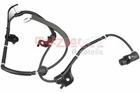 Sensor Raddrehzahl Hinten Rechts Metzger 09001322 FüR Toyota