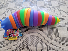 Sensory Silly Slug, 7 In, Tactile Stretch Toy Fidget, Multi Color, Stress Relief