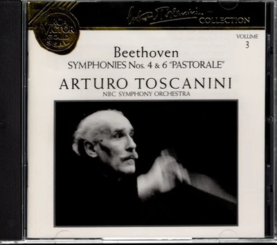 Beethoven : Symphonie n°4 et 6 Pastorale/Toscanini Collection V. 3 - CD - Photo 1/2