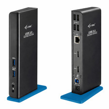 Station d'accueil I-TEC - DOUBLE HDMI USB 3.0 -Fast CHARGE - Noir Reconditionné