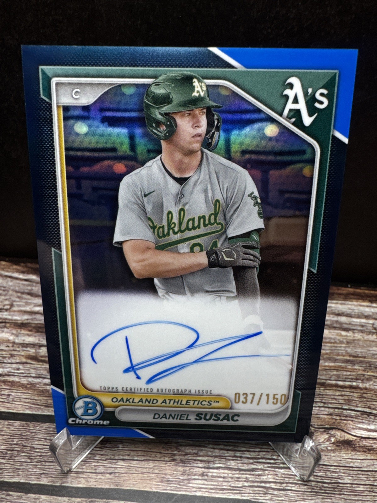2024 Bowman Daniel Susac Chrome Prospect Blue Refractor Auto /150 #CPA-DS (RC)