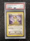 1999 Pokemon Jungle Meowth 1st Edition PSA 8