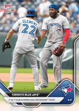 Toronto Blue Jays - 2025 MLB Topps NOW - Card 744 - PR: 457