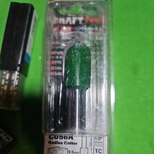 TREND C056A C056AX1/2TC TCT 9.5MM X 32MM DRAINING JIG RADIUS ROUTER CUTTER BIT