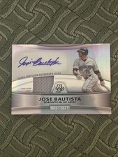 2010 Topps Bowman Platinum Jose Bautista /740 Patch Relic Auto Refractor 🔥🔥💎