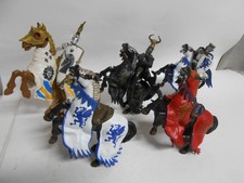 Lot of Papo Medieval 3 Knights and 5 Horses 2...