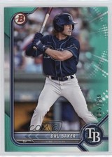 2022 Bowman Draft Aqua 5/199 Dru Baker #BD-158 10vb