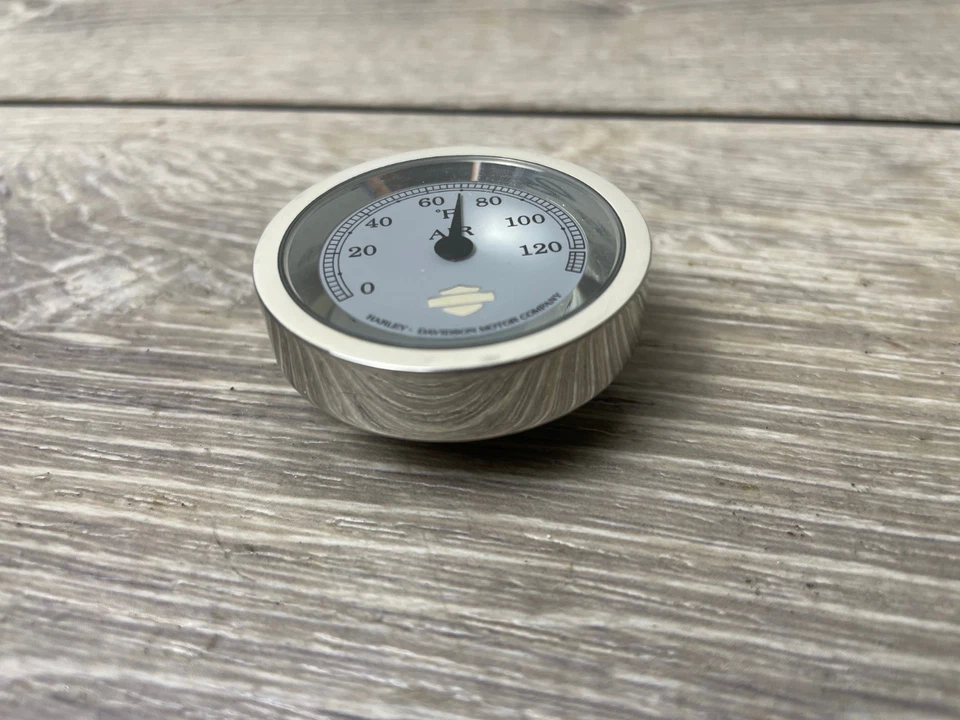 OEM Harley Small Mini Handlebar Thermometer Air Temp Gauge - Изображение 2 из 4