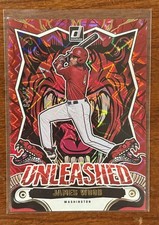 2024 Panini Donruss Unleashed Red Xplosion /99 James Wood #19 Nationals