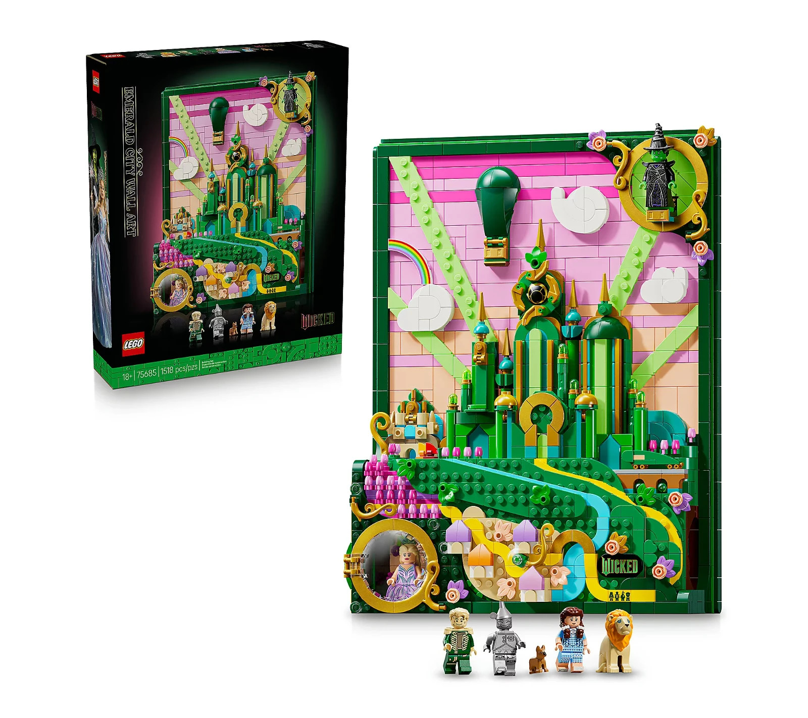 LEGO Wicked Emerald City Wall Art 1518 Pieces Set 2025 Gift for Adults- US STOCK