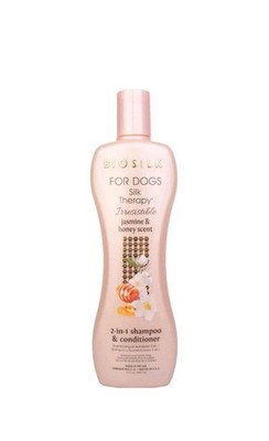 BioSilk for Dogs Silk Therapy 12 Fl Oz (Pack of 1), Shampoo & Conditioner