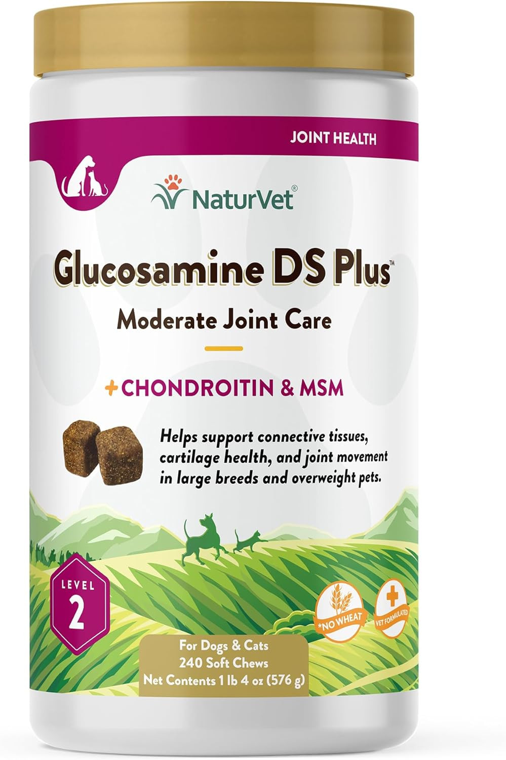 Naturvet &ndash; Glucosamine DS plus - Level 2 Moderate Care &ndash;